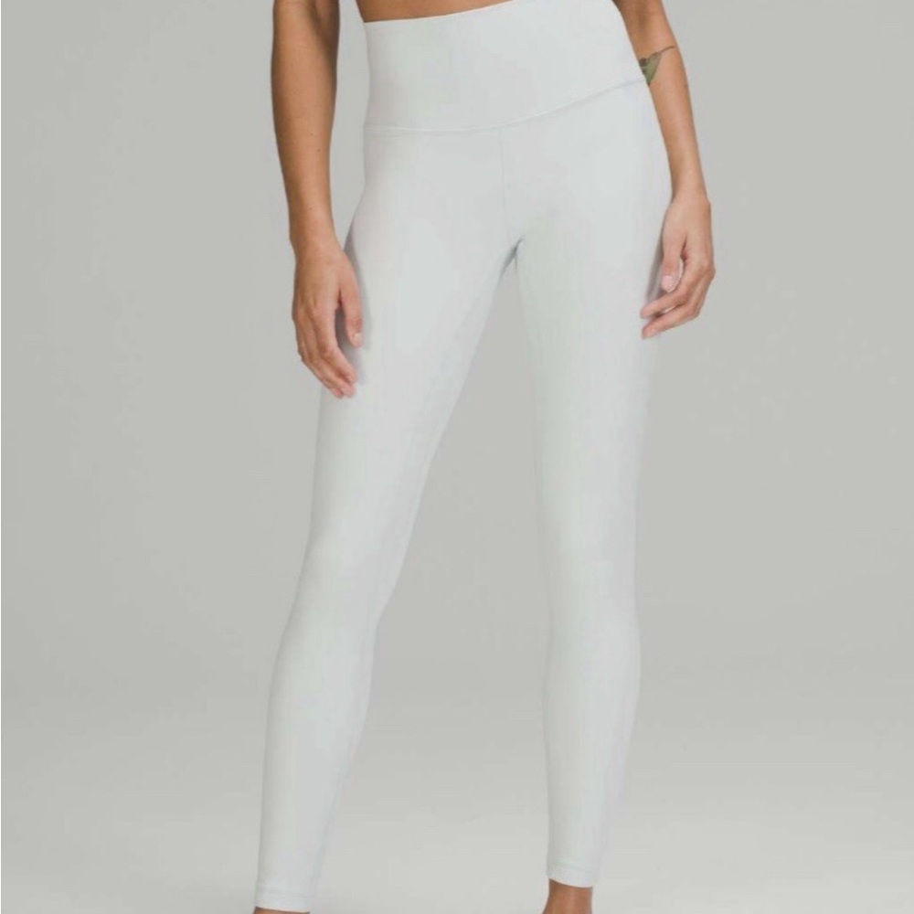 lululemon athletica Light Gray High-Rise Leggings